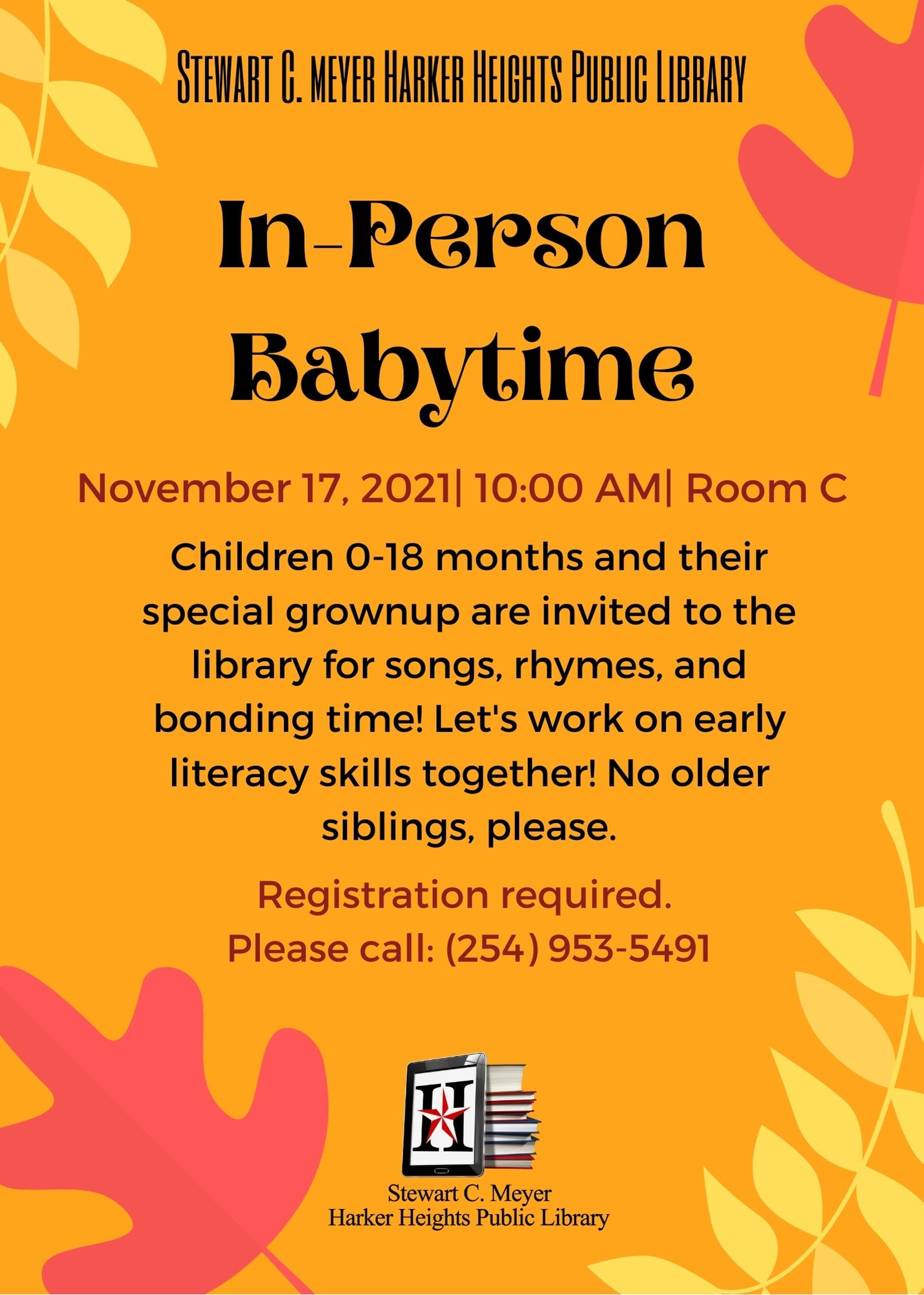 Nov. 2021 IN-PERSON Babytime