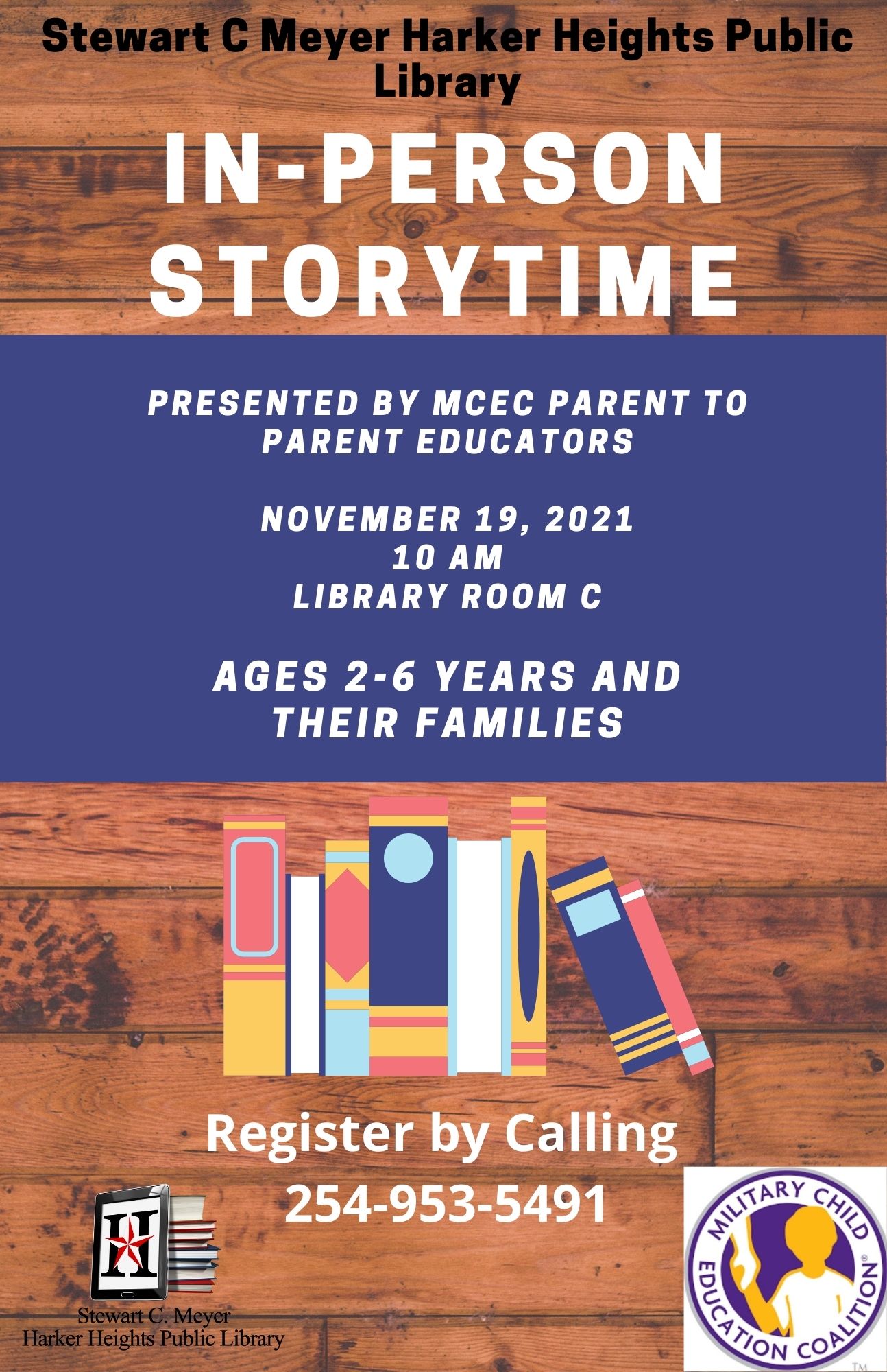 Nov 2021 MCEC IN-PERSON Storytime
