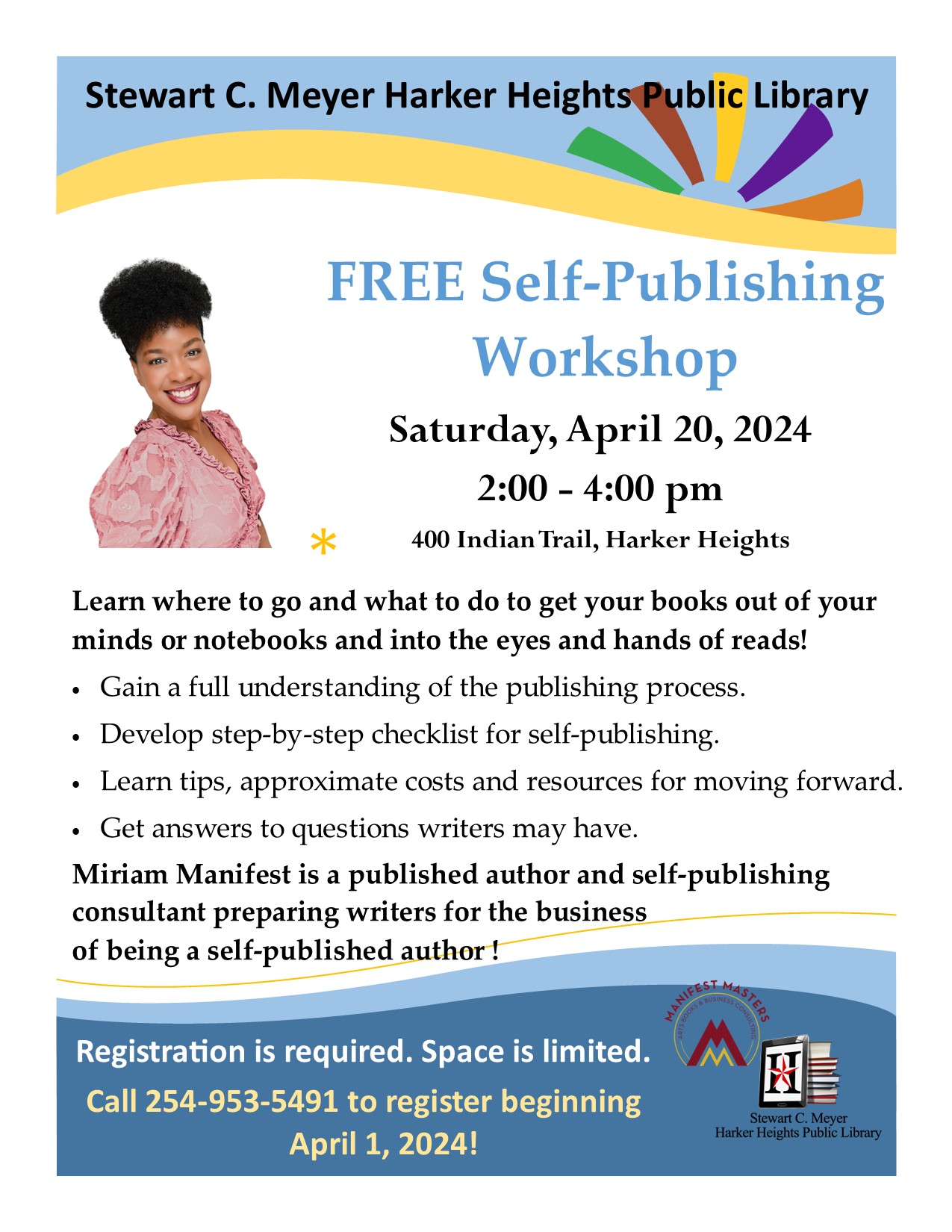 writing workshop with miriam manifest self publishing